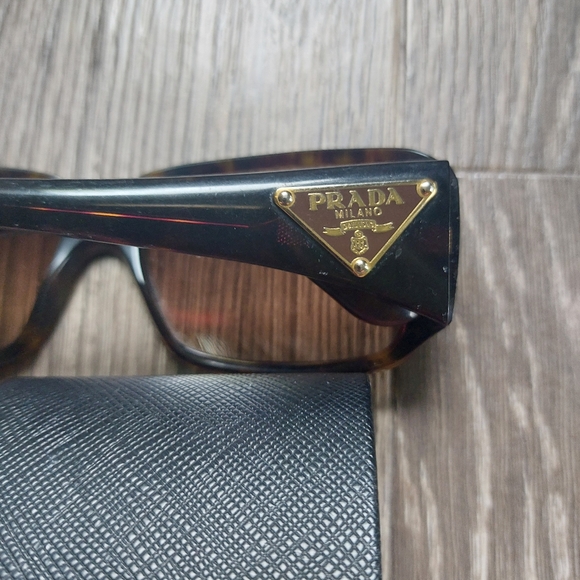 Prada sunglasses with case and cloth. Earth tones Brown tan - Picture 2 of 11